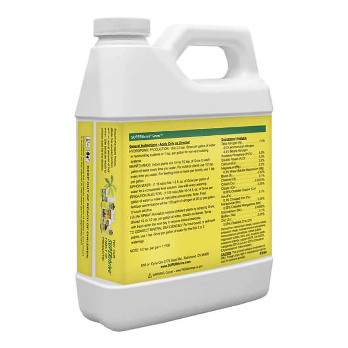 Dyna-Gro SUPERthrive Grow - 1 Quart - Midwest Grow LLC
