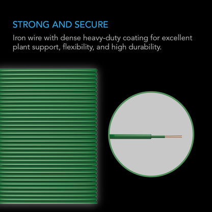 AC Infinity Heavy-Duty Twist Ties, Thin Rubberized Texture, 10m - Midwest Grow LLC