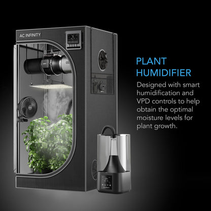 AC Infinity CLOUDFORGE T3, Environmental Plant Humidifier, 4.5L, Smart Controls, Targeted Vaporizing - Midwest Grow LLC