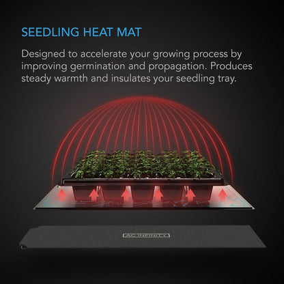 AC Infinity SUNCORE S3, Seedling Heat Mat with Heat Controller, IP-67 Waterproof, 10" x 20.75" - Midwest Grow LLC