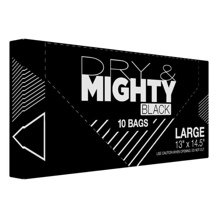 Dry & Mighty Black Bags Large 10 Pack