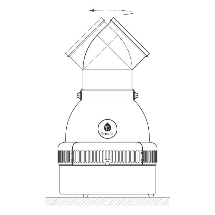 Drop Air X Humidifier, 200 PPD - Midwest Grow LLC