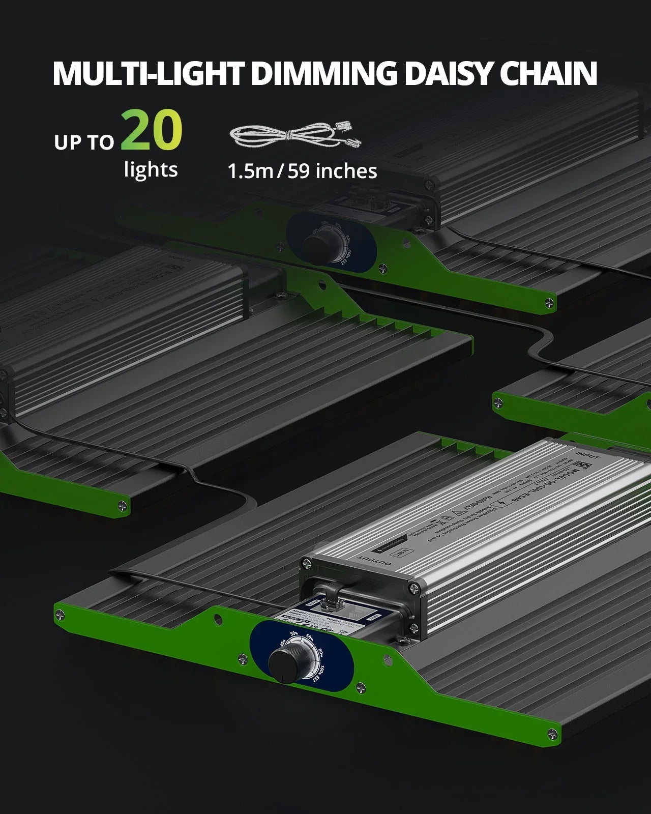 ViparSpectra P1000 100W Infrared Full Spectrum LED Grow Light - Midwest Grow LLC