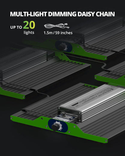 ViparSpectra P1000 100W Infrared Full Spectrum LED Grow Light - Midwest Grow LLC