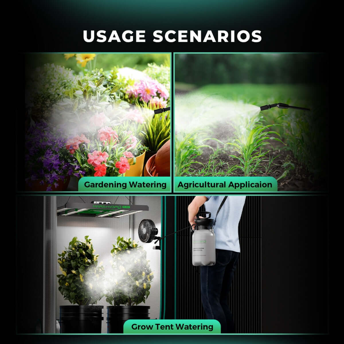 Mars Hydro 1.35 Gallon Pump Pressure Sprayer - Midwest Grow LLC