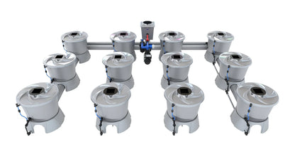 ALIEN Hydroponics V-SYSTEM 12 Pot 4 Row Kit