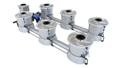 ALIEN Hydroponics V-SYSTEM 6 Pot 2 Row Kit - Midwest Grow LLC