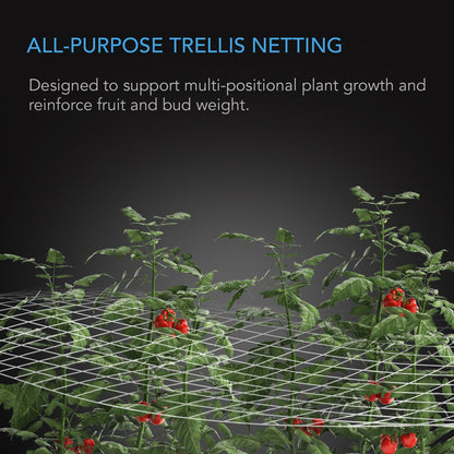 AC Infinity Polyester Plant Trellis Netting, 5x15' - Midwest Grow LLC