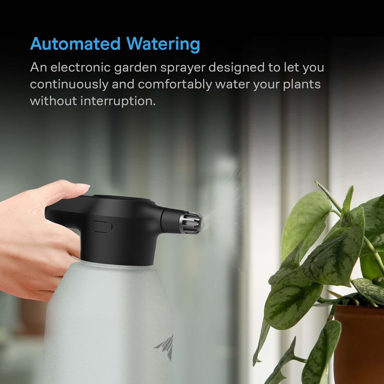 AC Infinity Automatic Water Sprayer, 2-Liter Electric Mister, Frost - Midwest Grow LLC