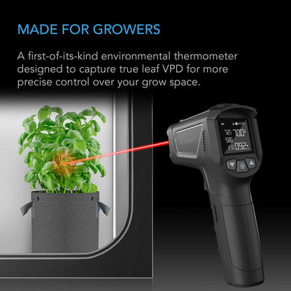 AC Infinity VPD Thermometer, Handheld Environmental Monitor, Captures Leaf VPD and Temperature - Midwest Grow LLC