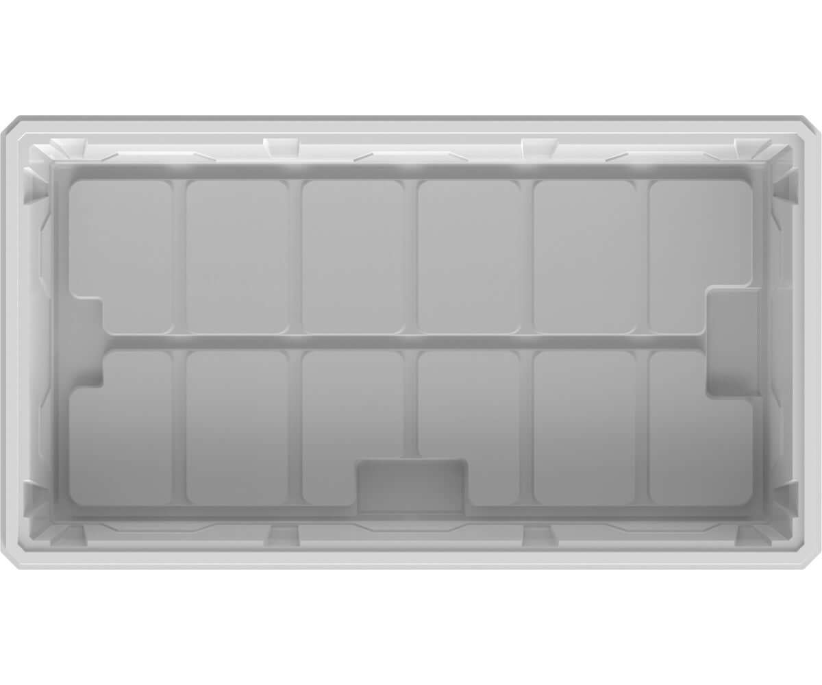 Active Aqua 2.0 High Rise Tray, White, 2'x4' (ID) - Midwest Grow LLC