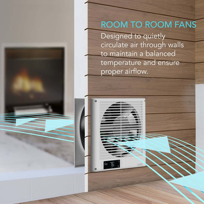 AC Infinity Room to Room Fan, Two-Way Airflow, Temperature Controller, 8-Inch - Midwest Grow LLC