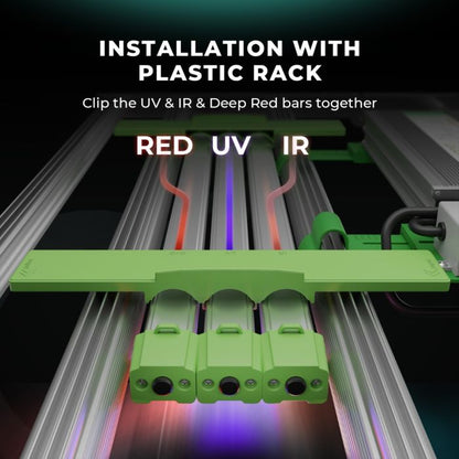 Mars Hydro Adlite UV30+IR15+Deep Red R30 Supplemental LED Grow Light Bars With 3 Timers