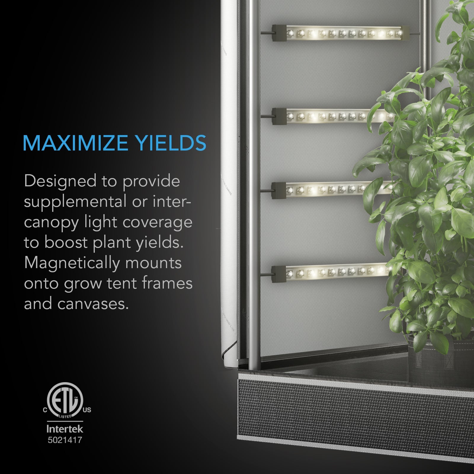 AC Infinity IONBEAM S16, Full Spectrum LED Grow Light Bars, Samsung LM301H, 16-Inch - Midwest Grow LLC