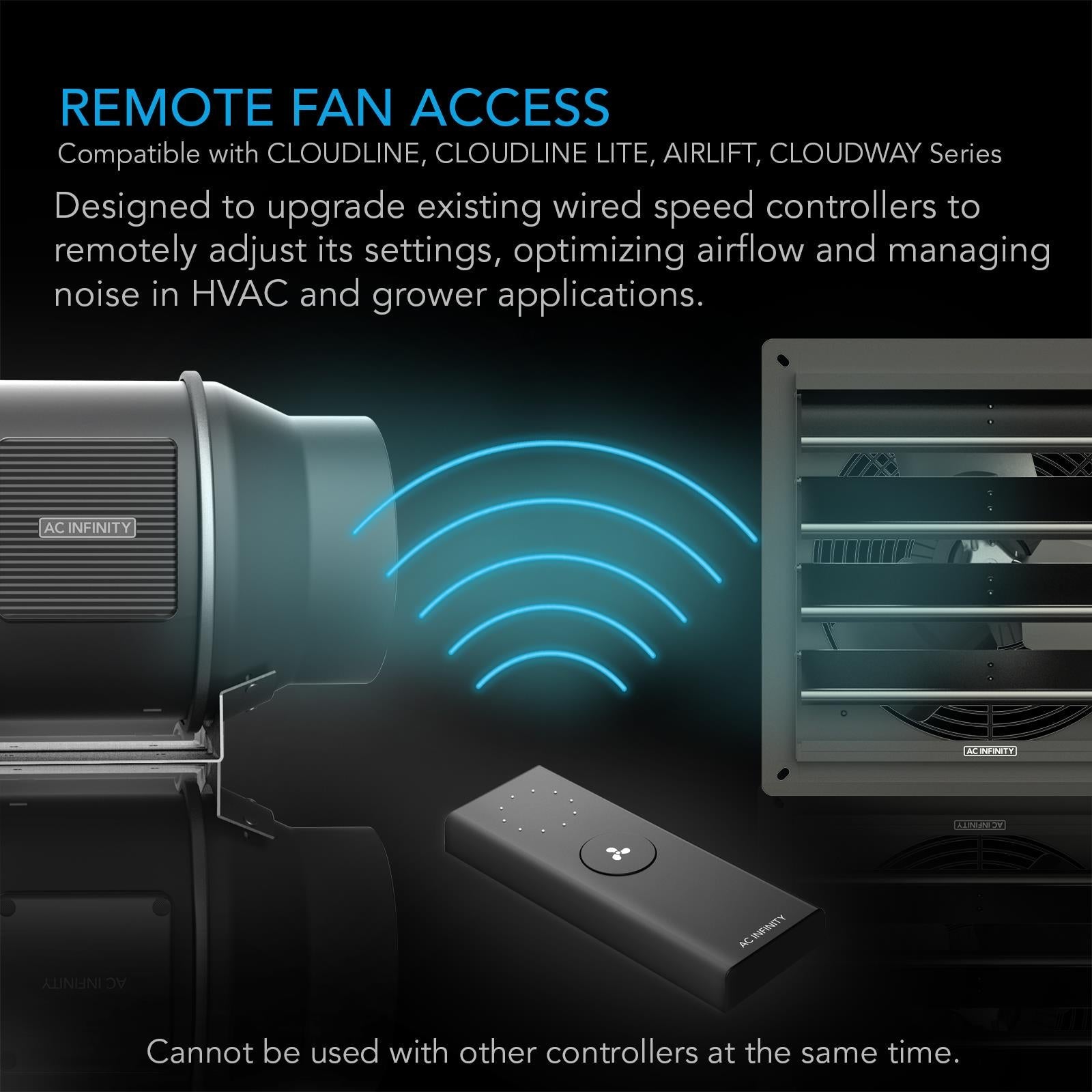 AC Infinity CONTROLLER 63, Wireless Remote Fan Controller - Midwest Grow LLC