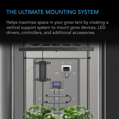 AC Infinity Grow Tent Gear Board, Equipment and Cable Wall Organizer - Midwest Grow LLC