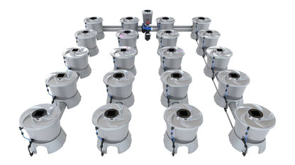 ALIEN Hydroponics V-SYSTEM 20 Pot 4 Row Kit