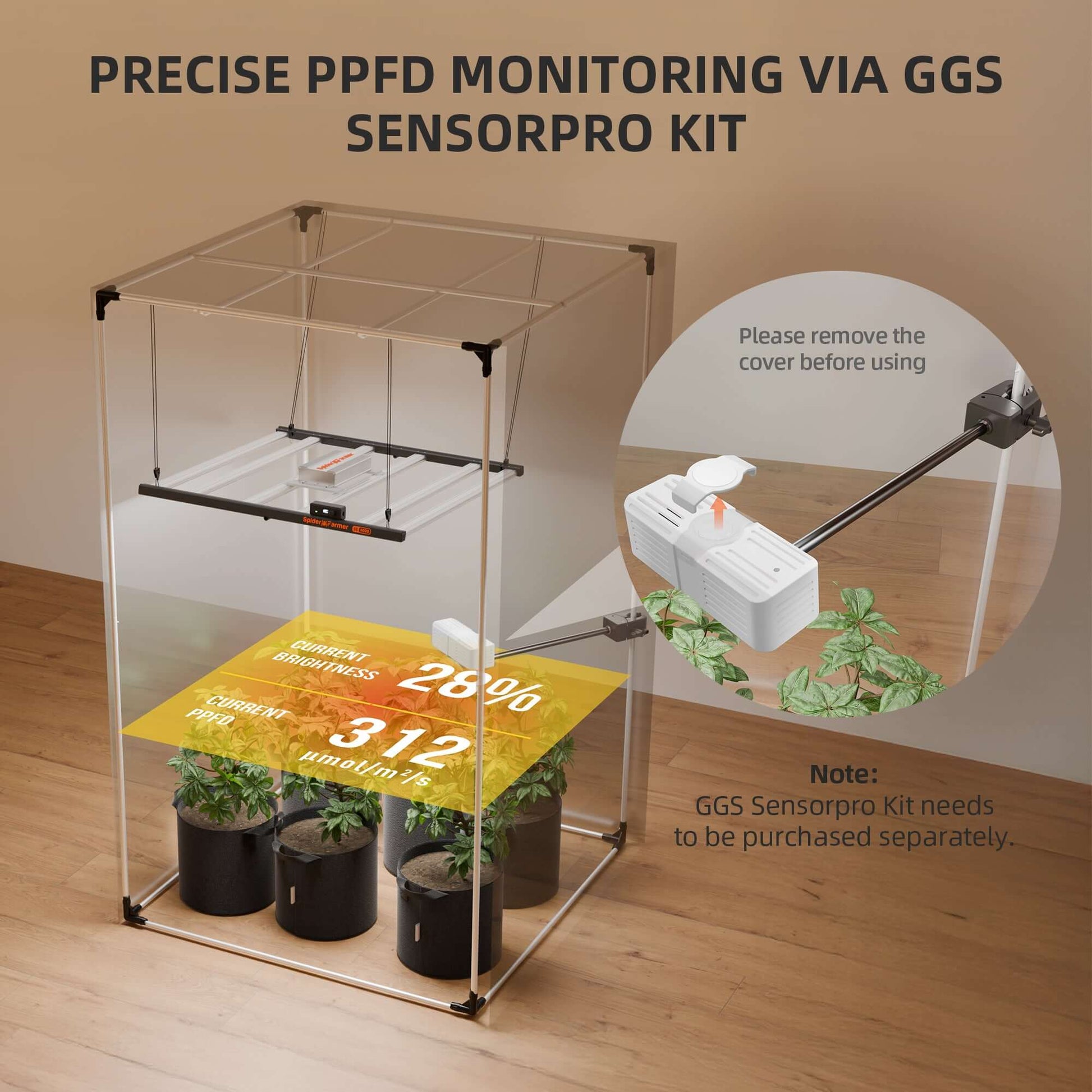 Spider Farmer Genius Grow System SensorPro Kits with CO2 Sensor and PAR Meter - Midwest Grow LLC