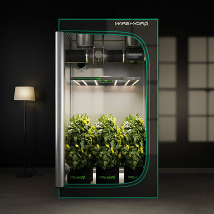 Mars Hydro 6" Inline Duct Fan and Carbon Filter Combo with Temperature and Humidity Controller - Midwest Grow LLC