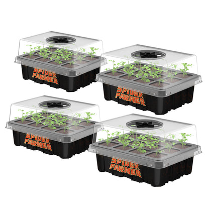 Spider Farmer Seed Starting Trays 4 Pack - Midwest Grow LLC