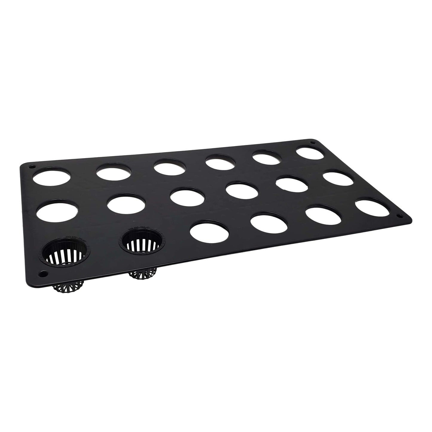 Net Pot Tray - 18 Holes - 10"x20" - Midwest Grow LLC