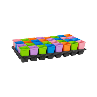 32-Cell Reusable Plant Starter Trays with Inserts - Midwest Grow LLC