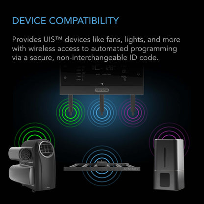 AC Infinity UIS 1-to-1 Transmitter & Receiver, Wirelessly Connects UIS Devices and Controllers, 2-Pack - Midwest Grow LLC