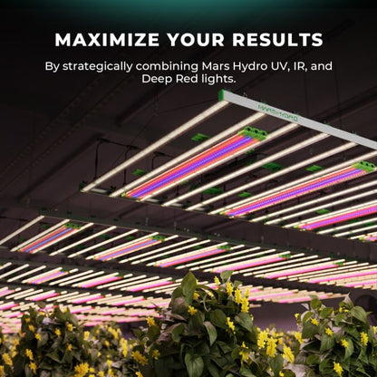 Mars Hydro Adlite UV30+IR15+Deep Red R30 Supplemental LED Grow Light Bars With 3 Timers