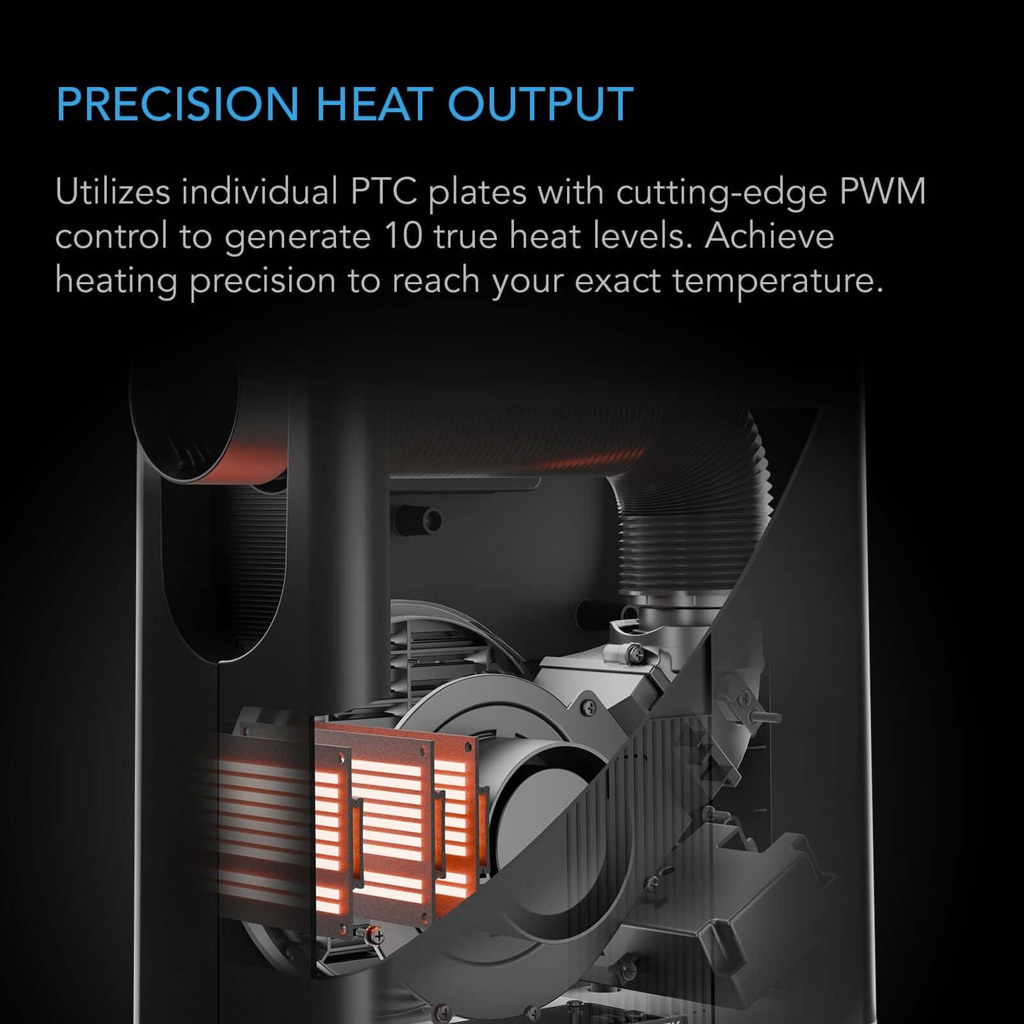 AC Infinity THERMOFORGE T3, Environmental Plant Heater, Smart VPD Controls, True 10 Heat Levels, Tubing Extends into Grow Tent - Midwest Grow LLC