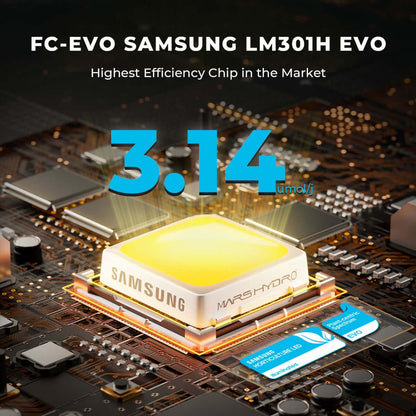 Mars Hydro FC 3000-EVO LED Grow Light + 3' x 3' Grow Tent + iFresh Inline Fan Combo with Temperature and Humidity Controller - Midwest Grow LLC
