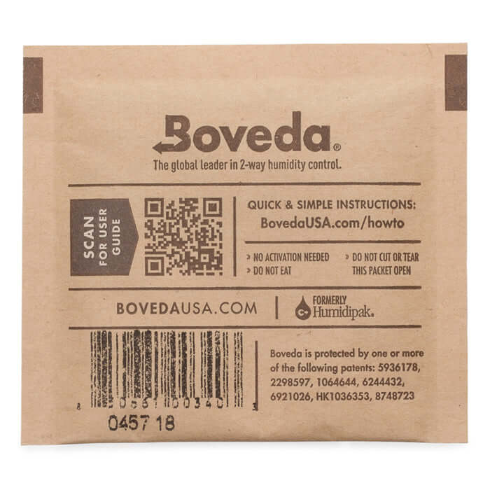 Boveda 8g 62% Relative Humidity Individually Wrapped Bulk Pack of 300 - Midwest Grow LLC