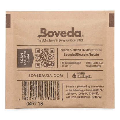 Boveda 8g 62% Relative Humidity Individually Wrapped Bulk Pack of 300 - Midwest Grow LLC