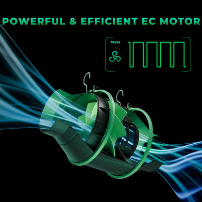 Mars Hydro iFresh 4" Smart Inline Duct Fan and Carbon Filter Combo - Midwest Grow LLC