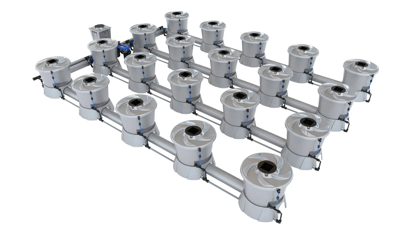 ALIEN Hydroponics V-SYSTEM 20 Pot 4 Row Kit