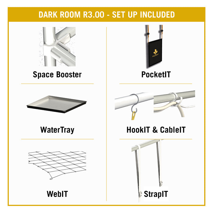Secret Jardin Dark Room 90 v3.0 3' x 3' x 6' Indoor Grow Tent