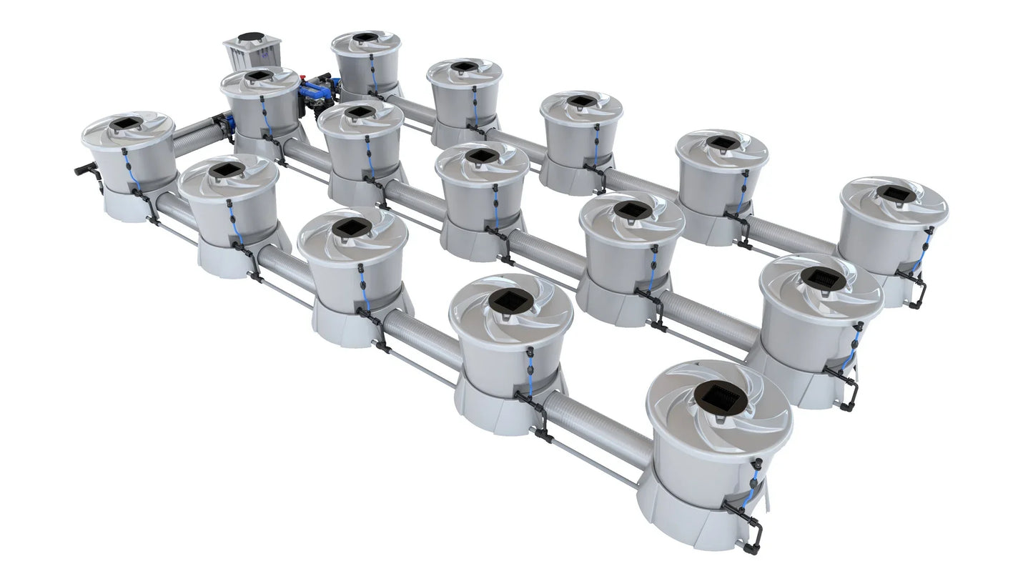 ALIEN Hydroponics V-SYSTEM 15 Pot 3 Row Kit