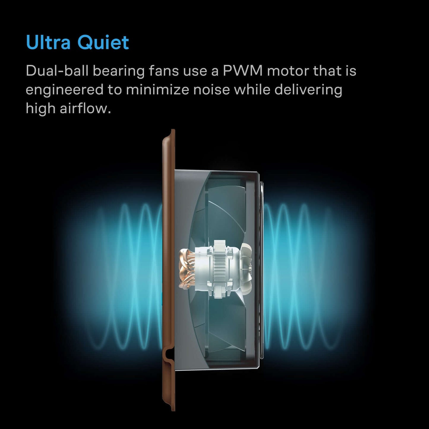 AC Infinity AIRTAP T4, Quiet Register Booster Fan System, Brown Bronze, for 4" x 12" Registers - Midwest Grow LLC