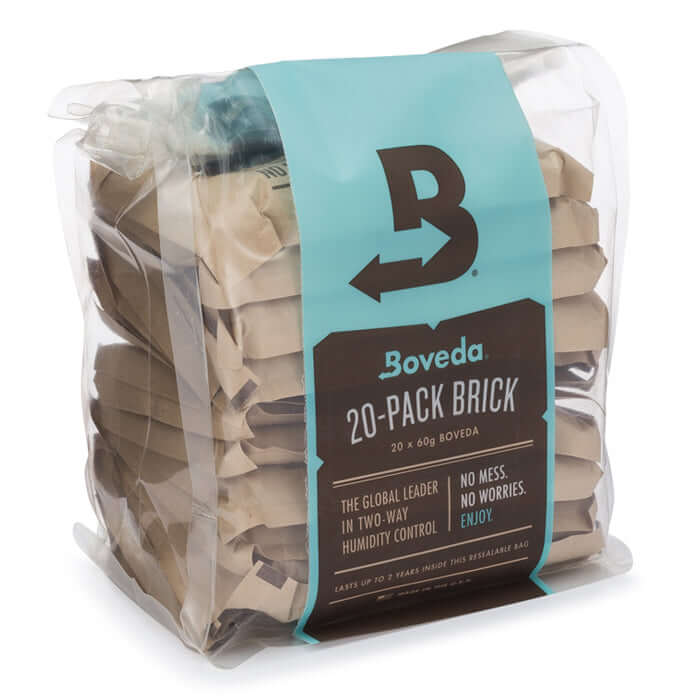 Boveda 67g 62% Relative Humidity Unwrapped Brick of 20 - Midwest Grow LLC