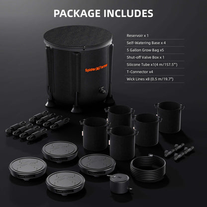 Spider Farmer 4 Self-watering System Kits - Midwest Grow LLC