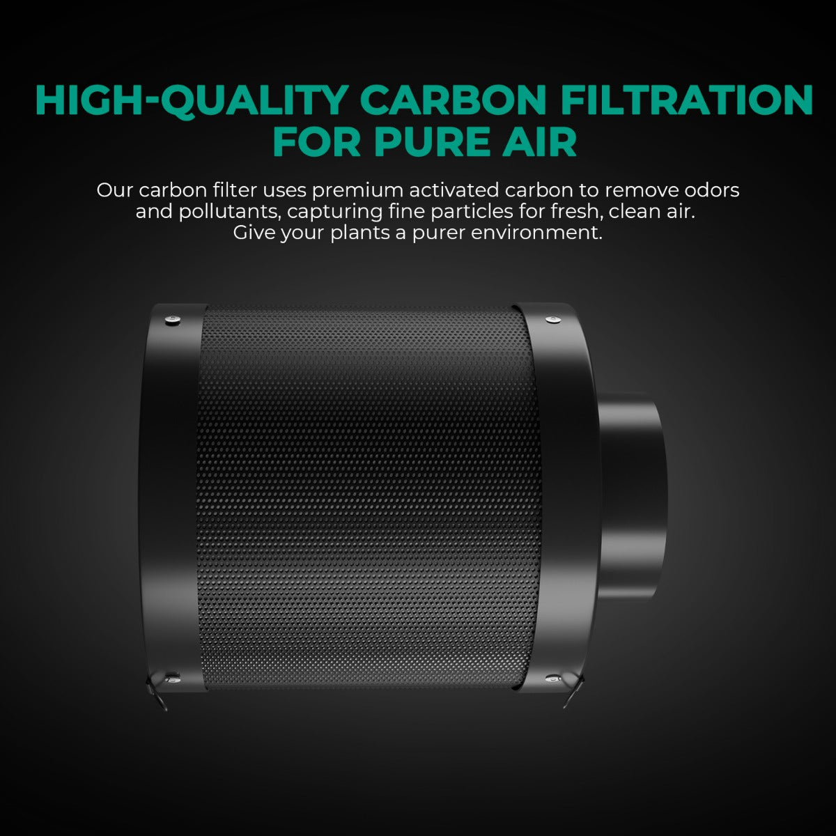Mars Hydro 6" Inline Air Carbon Filter - Midwest Grow LLC