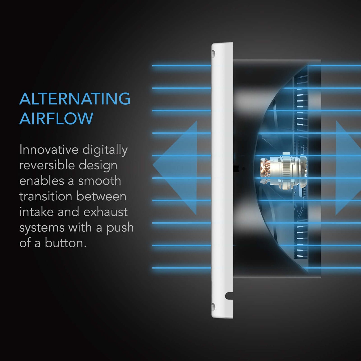 AC Infinity Room to Room Fan, Two-Way Airflow, Temperature Controller, 8-Inch - Midwest Grow LLC