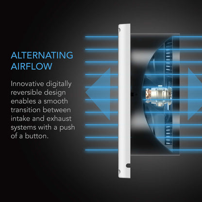 AC Infinity Room to Room Fan, Two-Way Airflow, Temperature Controller, 8-Inch - Midwest Grow LLC