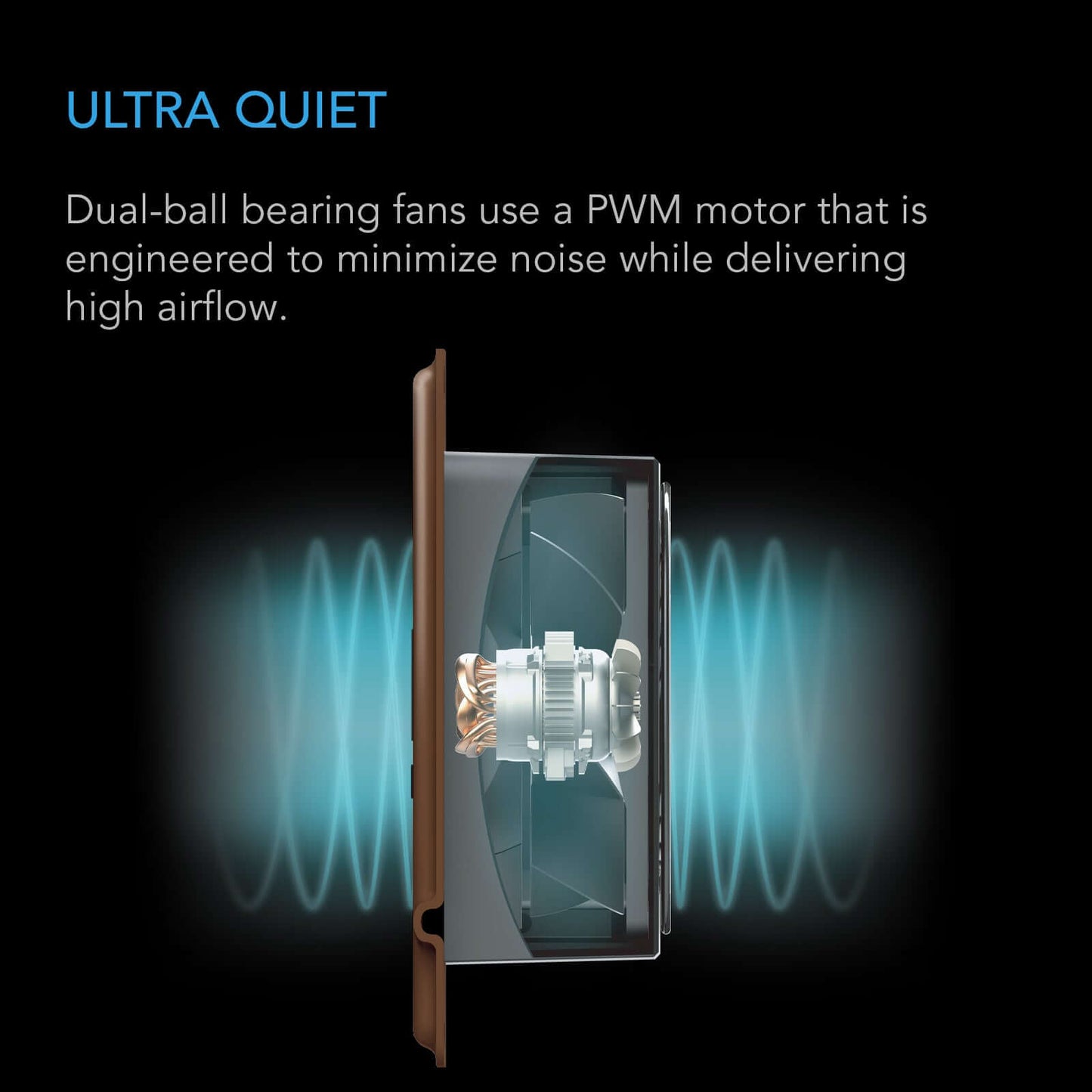 AC Infinity AIRTAP T6, Quiet Register Booster Fan System, Bronze, for 6" x 10" Registers - Midwest Grow LLC
