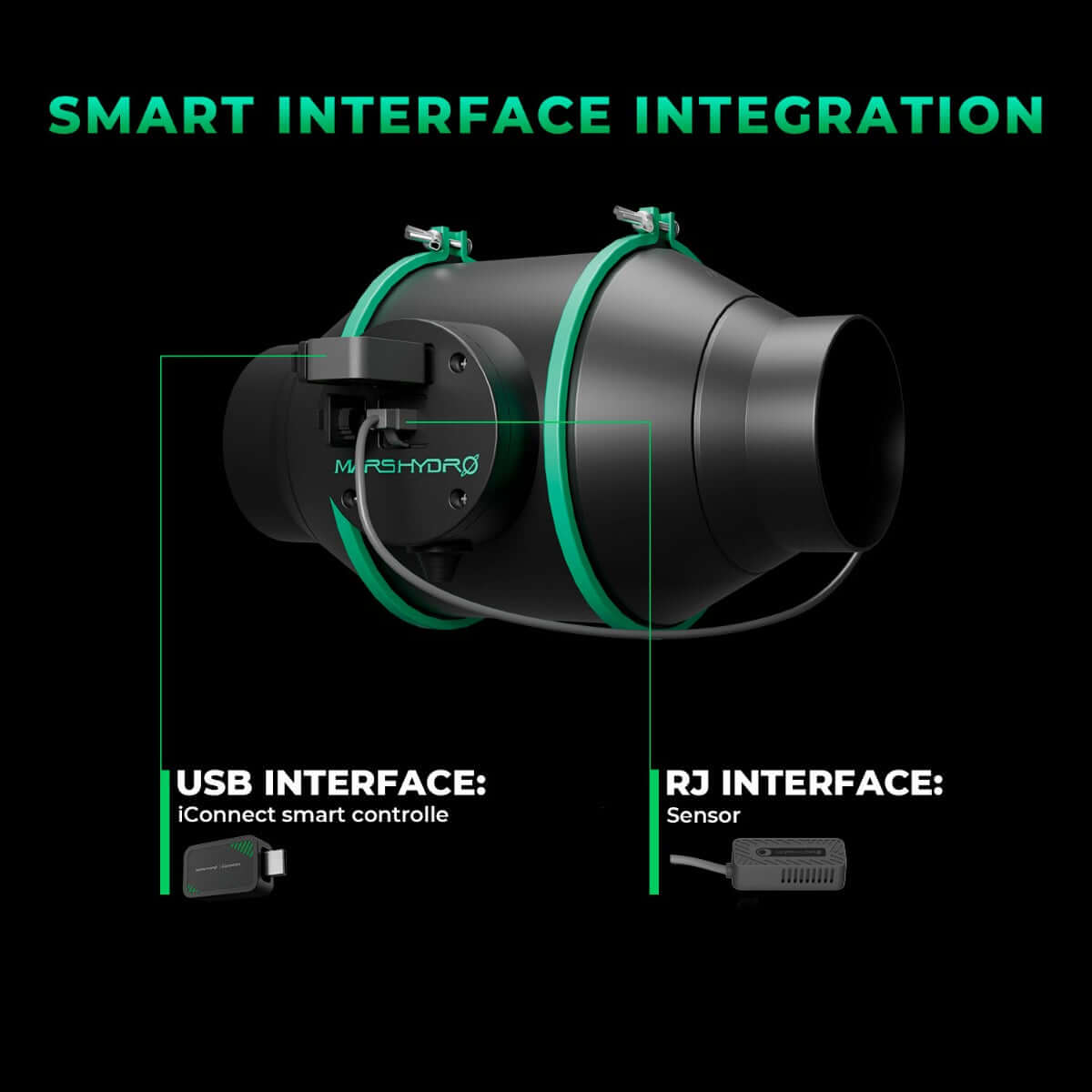 Mars Hydro iConnect Smart Controller and Temperature and Humidity Sensor - Midwest Grow LLC
