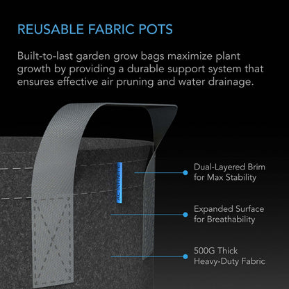 AC Infinity Instant Potting Mix Kit, 2-Plant Starter Set - Midwest Grow LLC