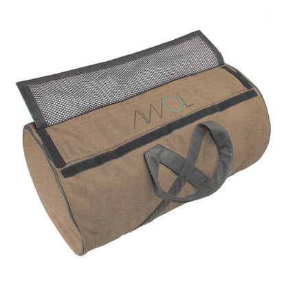 AWOL DAILY Large Brown Duffle Bag - Midwest Grow LLC