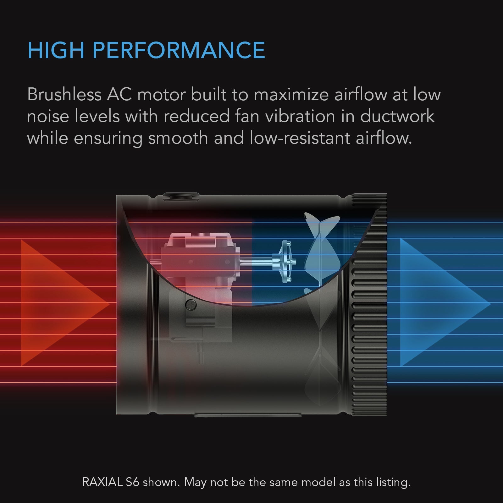 AC Infinity RAXIAL S8, Inline Booster Duct Fan with Speed Controller, 8-Inch - Midwest Grow LLC