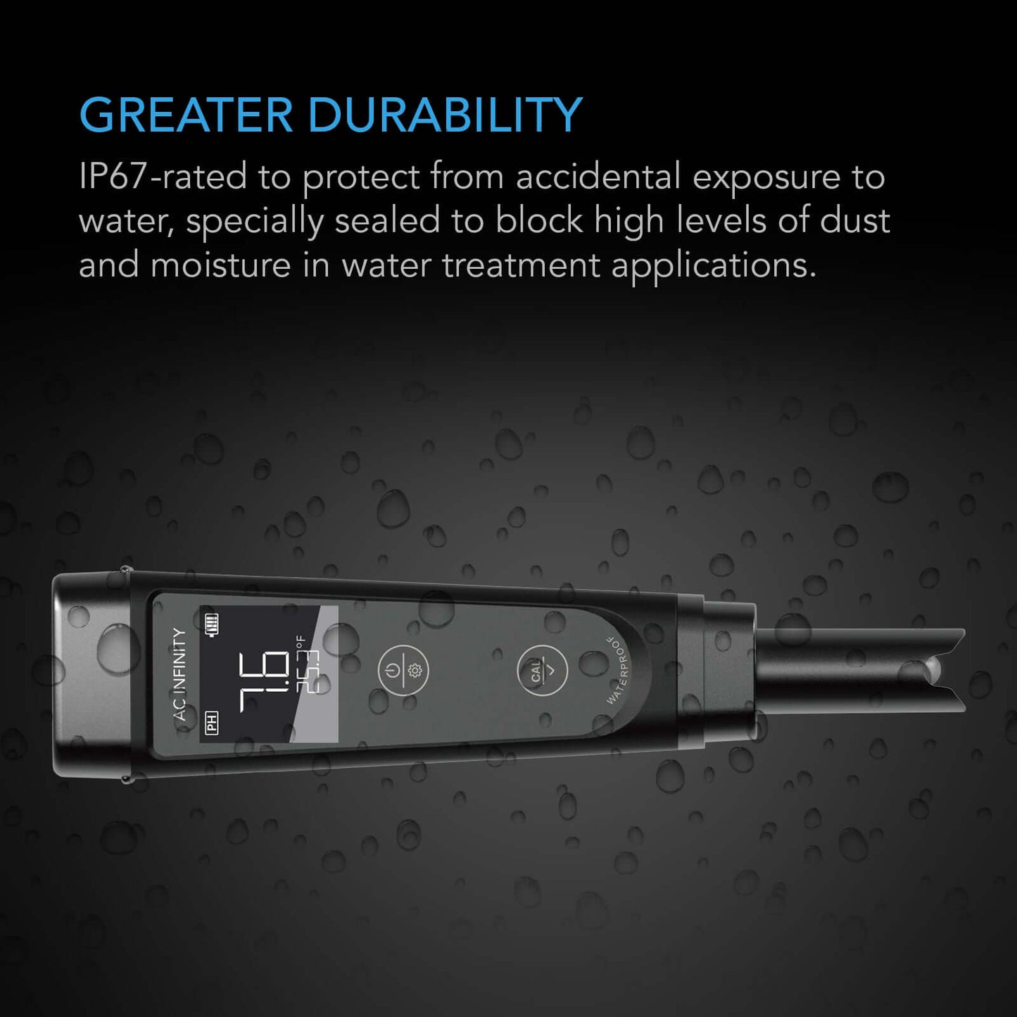 AC Infinity pH Meter Kit, pH Pen Tester for Water - Midwest Grow LLC