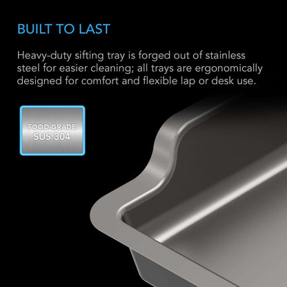 AC Infinity Large Trim Tray System, 3-Tray & 2-Screen Kit, Interchangeable and Ergonomic Design - Midwest Grow LLC