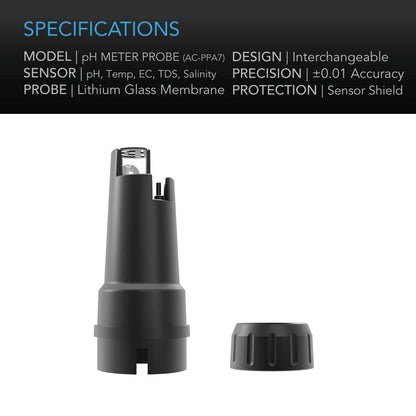 AC Infinity Replacement Probe for Hydroponic Meter PRO Kit - Midwest Grow LLC